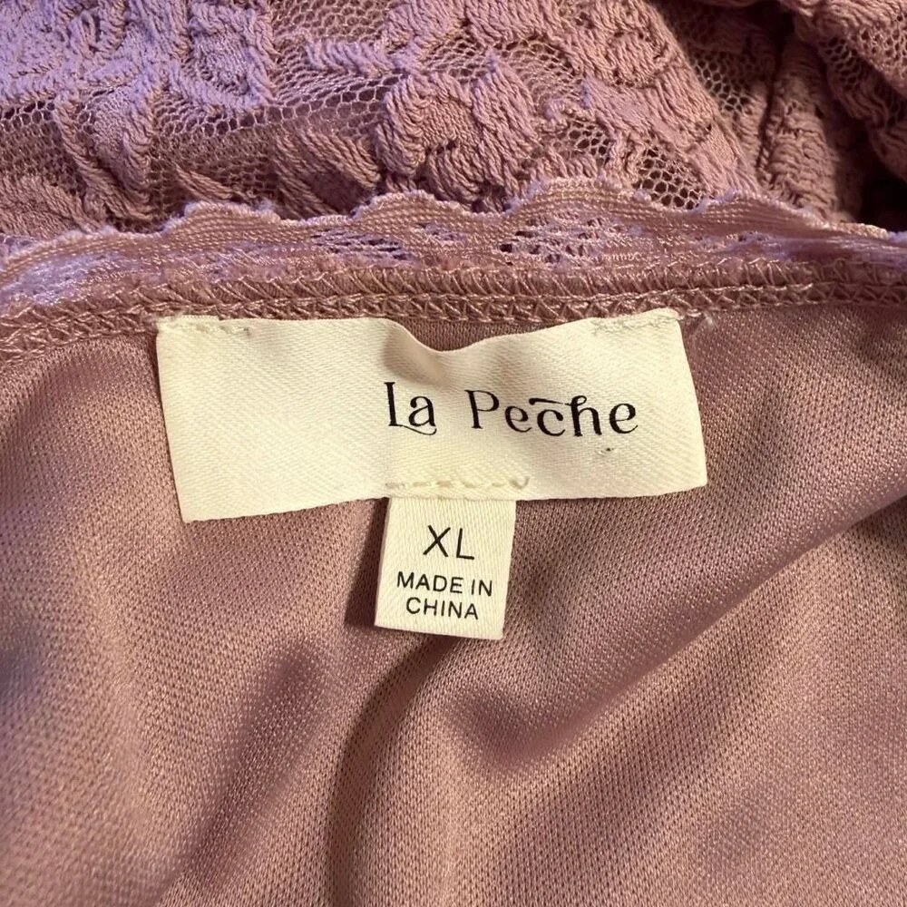La Peche Romantic Regency Inspired Lace Babydoll Top | Size XL | Whimsygoth NWT